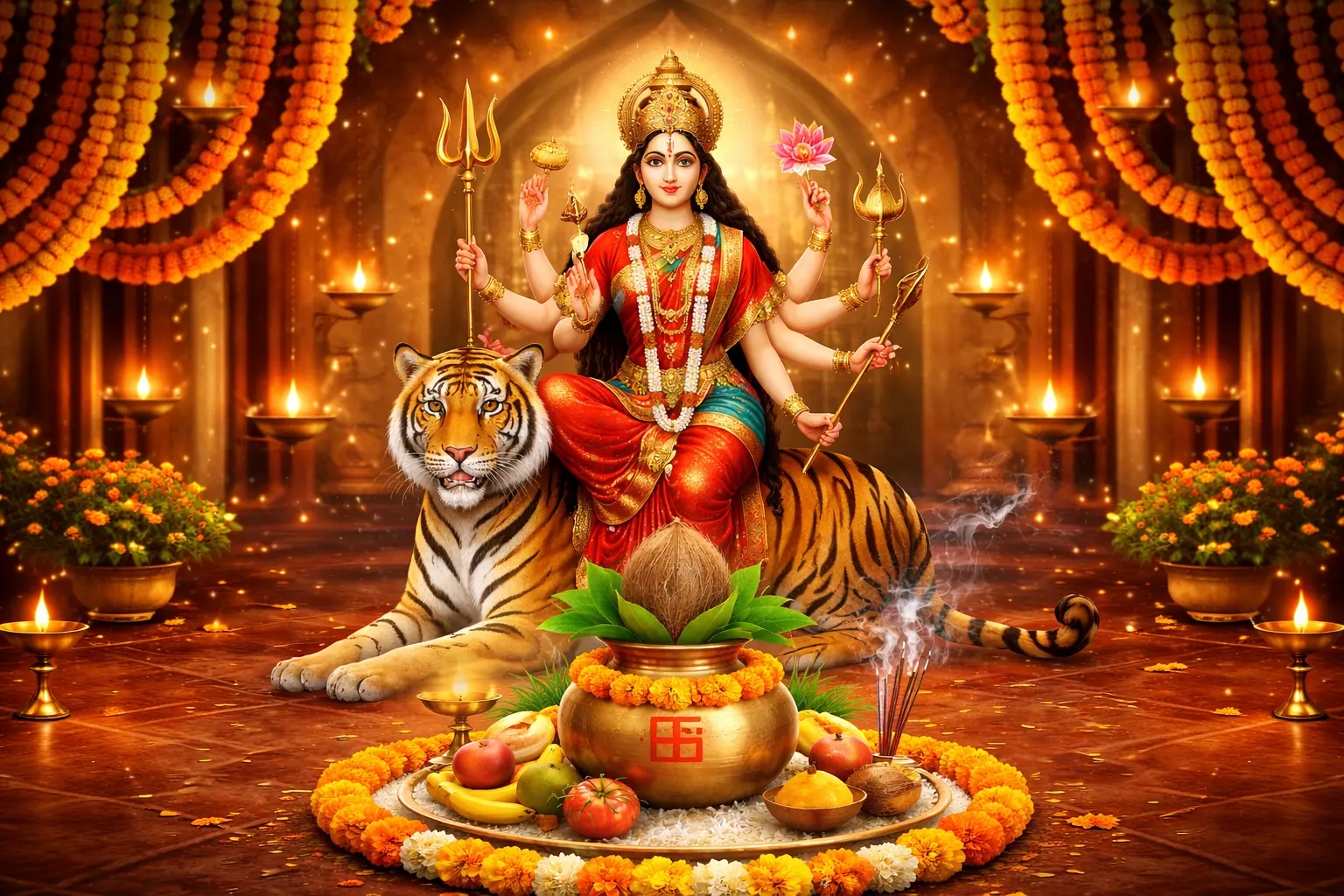 chaitra navratri 2026 kalash sthapana muhurat maa durga puja