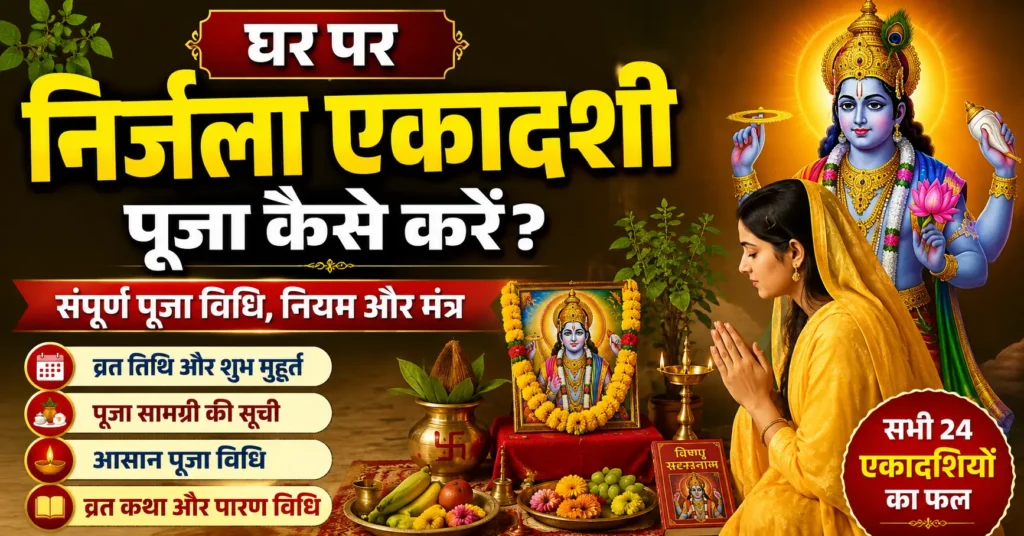 Nirjala Ekadashi Puja at Home